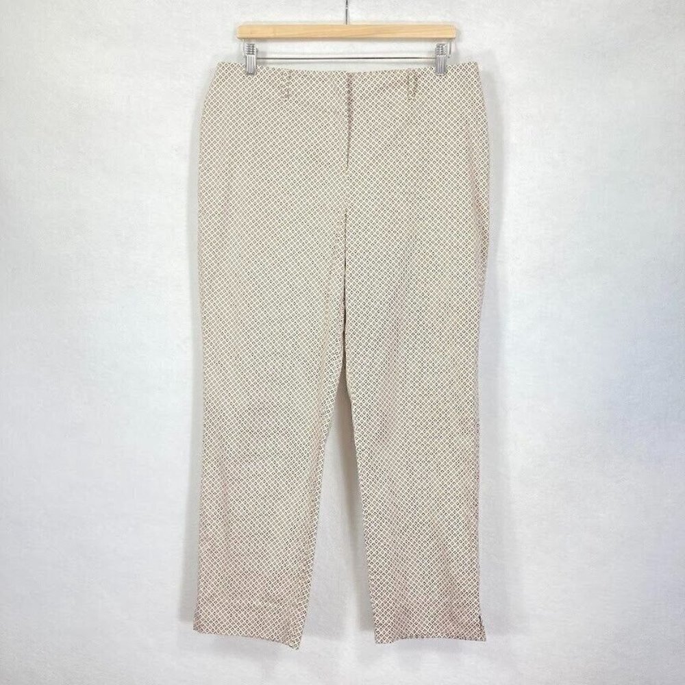 Talbots Straight Leg Pants Cropped Lightweight Academia Spring Career Grandma 14